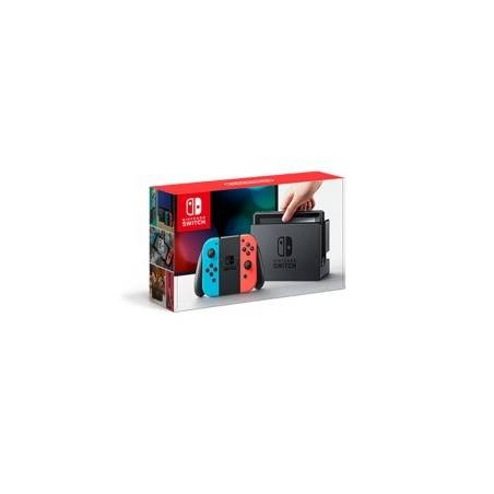 NINTENDO - Console Switch V1 + Joy-Con droit (rouge) et gauche (bleu)