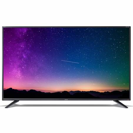 SHARP - Téléviseur LED 4K Ultra HD Android TV 65 (165 cm) - Noir
