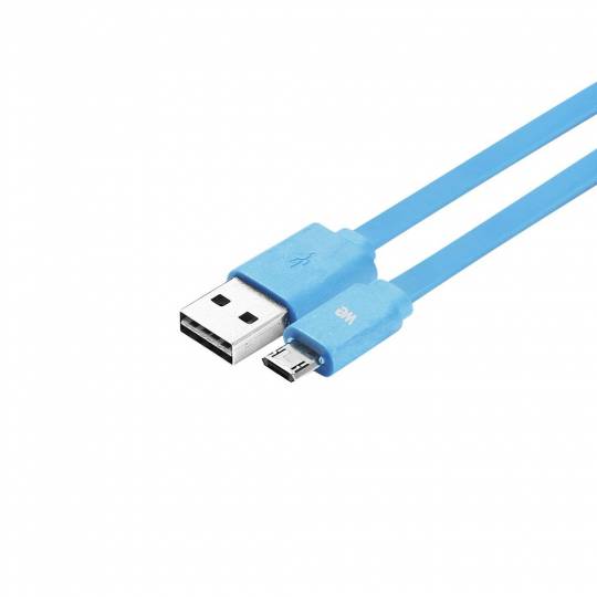 WE Cable USB --  Micro USB Plat 1 mètre