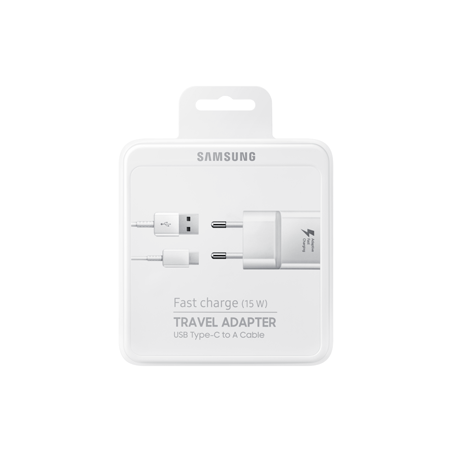 Samsung - Chargeur rapide secteur USB Type-C Blanc