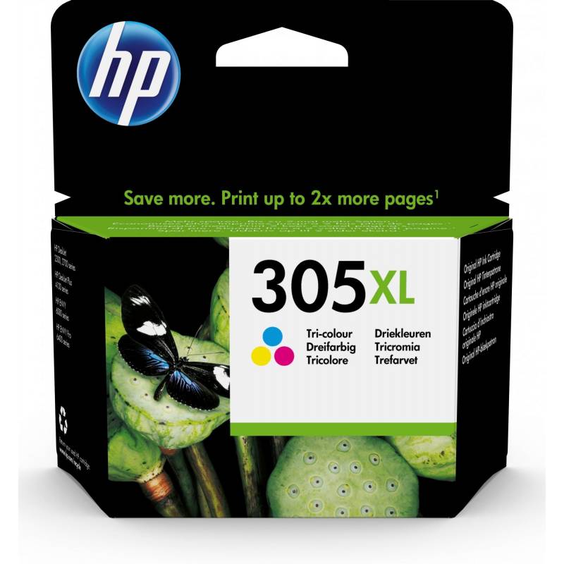 HP 304XL Cartouche Encre Trois Couleurs Grande Capacité Authentique N9K07AE - Cyan Magenta Jaune Pour DeskJet Envy