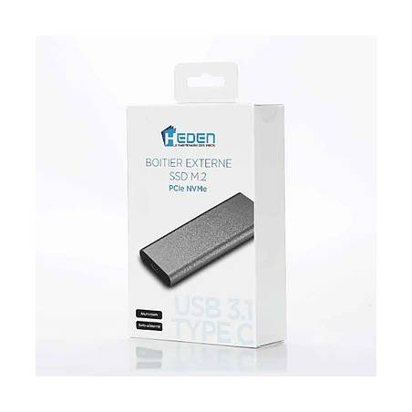 Boîtier externe pour disque dur SSD M2 NVME - USB 3.1 Type C HEDEN