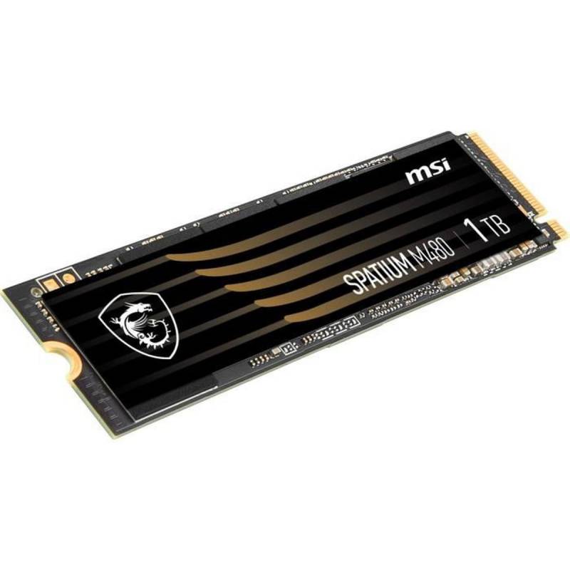 MSI - Disque dur SSD Spatium M480 - 2 To - PCI Express 4.0 X4 (NVME)