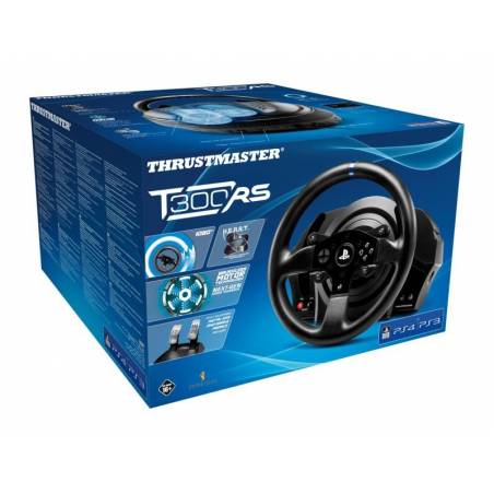 THRUSTMASTER - Pédale et volant T300RS pour PC, PS3 et PS4 - Noir
