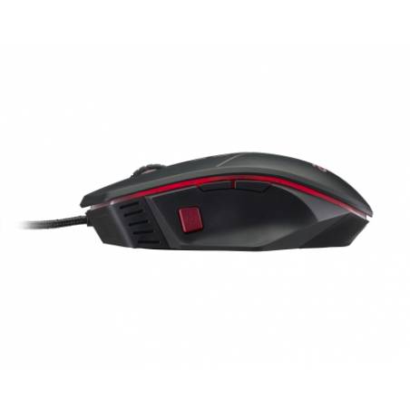 Acer - Souris Gamer Nitro 4200DPI Noir/Rouge