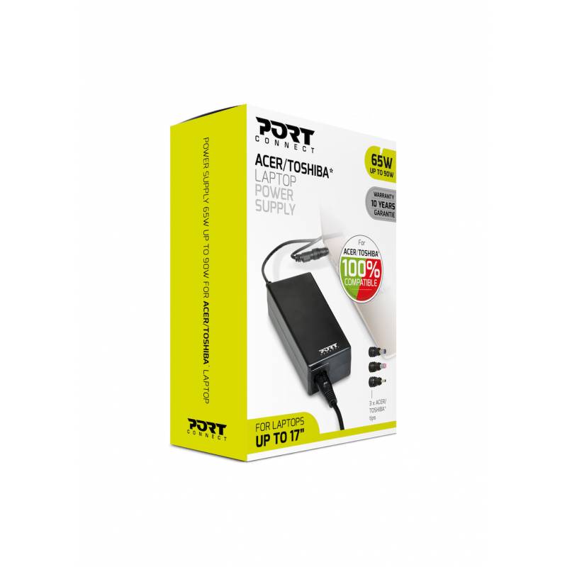 Port - Chargeur pour Acer et Toshiba 65W 19V Noir