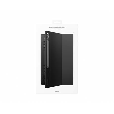 Book Cover Keyboard Slim Galaxy Tab S9 Ultra Noir
