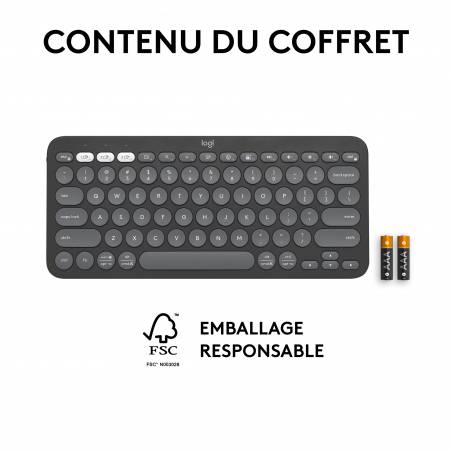 Étui De Protection Ultra-fin Pour Clavier Logitech K380 - Housse En Similicuir Avec Languette De Sécurité, Transport Facile, Anti-rayures